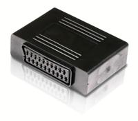 Philips SWV 2050 W/10 Scart audio-/video-verlengingsadapter (dubbele aansluiting) zwart
