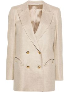 Blazé Milano blazer Alithia à boutonnière croisée - Tons neutres