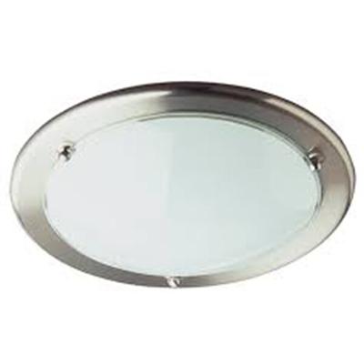 LED Plafondlamp - Plafondverlichting - Trion Primy - E27 Fitting - Rond - Mat Wit - Aluminium