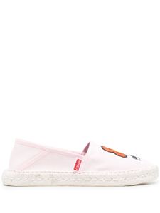 Kenzo espadrilles à fleurs - Rose