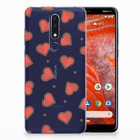 Nokia 3.1 Plus TPU bumper Hearts