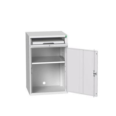 Bott Verso Computerkast | 650x550x1000mm | 1 Legbord | 1 Schuiflade | RAL 7035 - 16928000.16 Bott Verso Computerkast | 650x550x1000mm | 1 Legbord | 1 Schuiflade | RAL 7035 - 16928000.16
