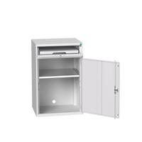 Bott Verso Computerkast | 650x550x1000mm | 1 Legbord | 1 Schuiflade | RAL 7035 - 16928000.16