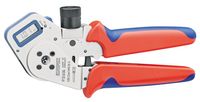 Knipex Vierdoornkrimptang voor gedraaide contacten verchroomd 195 mm - 975263DG