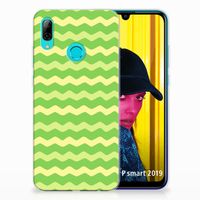 Huawei P Smart 2019 TPU bumper Waves Green - thumbnail