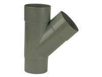 Wavin HWA fitt -buis T-stuk, PVC, grijs, 70mm,