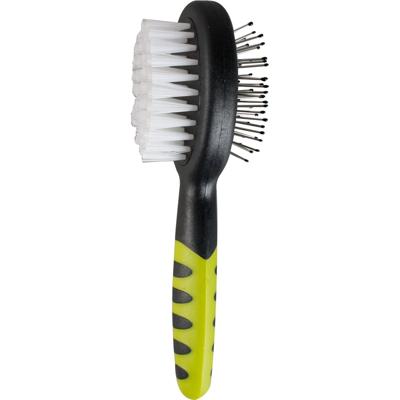 Dubbele Knaagdierborstel met Handvat 14.5 x 4.5 x 4.5 cm Flamingo Geel