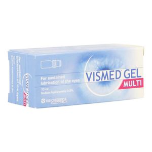 Vismed Gel Multi Bevochtigen Ogen 0,3% Fl 10ml