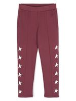 Golden Goose Kids pantalon de jogging à imprimé étoiles - Rouge