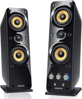 CREATIVE GigaWorks T40 Series II - 2.0 luidsprekersysteem (Hi-Fi, stereo/AUX-IN, Line-IN/16W RMS) zwart