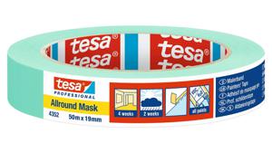 TESA Professional 4352 50 m Maskeertape voor algemeen gebruik Geschikt voor gebruik binnen Geschikt voor buitengebruik Papier Groen