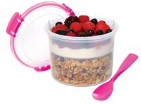 Sistema Muesli Beker To Go Roze