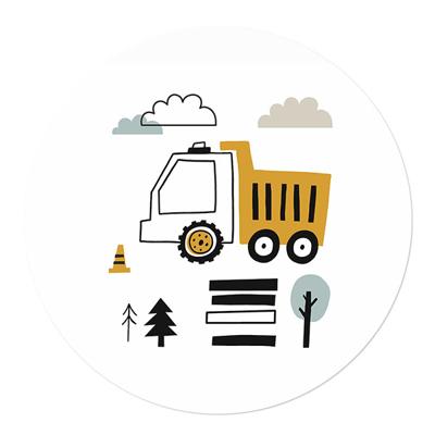 Muurcirkel Kiepwagen Geen 140