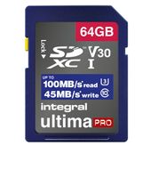 Geheugenkaart Integral SDHC-XC 64GB - thumbnail