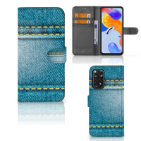 Xiaomi Redmi Note 11 Pro 5G/4G Wallet Case met Pasjes Jeans - thumbnail