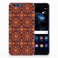 Huawei P10 Plus TPU bumper Batik Brown