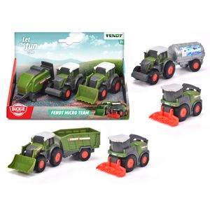 Dickie Toys Fendt Microvoertuigen 3 Stuks Assorti