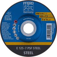 PFERD 69298071 E 125-7 PSF STEEL Afbraamschijf gebogen Diameter 125 mm 5 stuk(s) - thumbnail