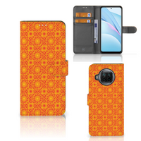 Xiaomi Mi 10T Lite Telefoon Hoesje Batik Oranje - thumbnail