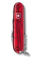 Victorinox Huntsman 1.3713.T Zwitsers zakmes Aantal functies 15 Rood (transparant) - thumbnail