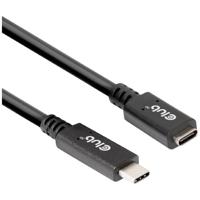 club3D USB-C-kabel USB 3.2 Gen1 (USB 3.0 / USB 3.1 Gen1) USB-C stekker, USB-C bus 1.00 m Zwart CAC-1531