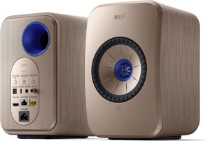 KEF LSX II Wireless Stereo Speakers - Gold