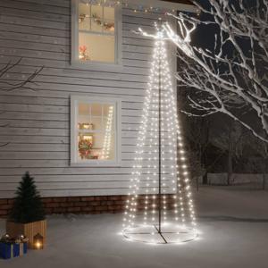 VidaXL Kegelkerstboom 310 LED&apos;s 100x300 cm koudwit