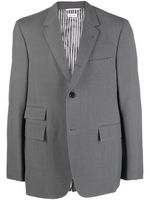 Thom Browne blazer boutonné en laine - Gris