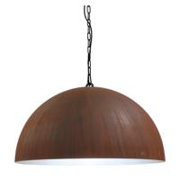 Masterlight Roestige stoere hanglamp Industria Rust 60 roestbruin met wit 2200-25-06-K - thumbnail