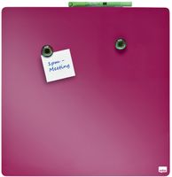 Whiteboard Nobo tegel 36x36cm roze magnetisch - thumbnail