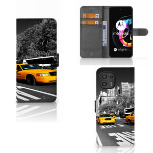 Motorola Edge 20 Lite Flip Cover New York Taxi