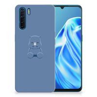 OPPO A91 Telefoonhoesje met Naam Baby Rhino