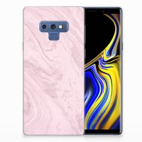 Samsung Galaxy Note 9 TPU Siliconen Hoesje Marble Pink - Origineel Cadeau Vriendin - thumbnail