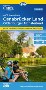 Fietsknooppuntenkaart ADFC Radwanderkarte Osnabrücker Land | BVA BikeM