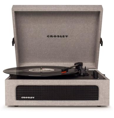 Crosley Voyager Portable Retro Platenspeler - Grijs