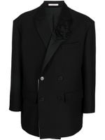 Valentino Garavani blazer à boutonnière croisée - Noir