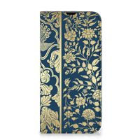 iPhone 13 Pro Max Smart Cover Beige Flowers - thumbnail