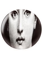 Fornasetti plat à imprimé - Noir