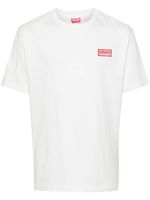 Kenzo t-shirt en coton à logo brodé - Blanc - thumbnail