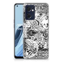 Silicone Back Case OPPO Reno 7 5G | Find X5 Lite Skulls Angel - thumbnail