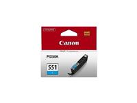 Canon Inktpatroon CLI-551 C cyaan - 7 ml voor PIXMA printer origineel,Normaal,Zwart