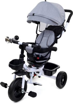 Viking Choice  Kinderdriewieler kinderfiets met zonnevizier - grijs