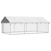 Bussandri Exclusive - Hondenkennel voor buiten met dak 400x200x150 cm