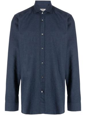 Corneliani Katoenen overhemd - Blauw