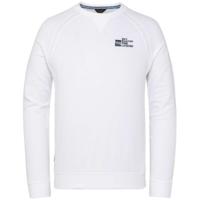 Long sleeve r-neck interlock jerse bright white