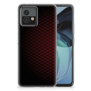 Motorola Moto G72 TPU bumper Geruit Rood