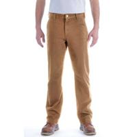 Carhartt Straight Fit Stretch Duck Dungaree Bruin Broek Heren 