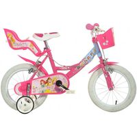 princess 14 inch 23 cm meisjes knijprem roze