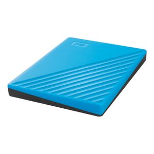 WD My Passport 4 TB Externe harde schijf (2,5 inch) USB 3.2 Gen 1 (USB 3.0) Blauw WDBPKJ0040BBL-WESN