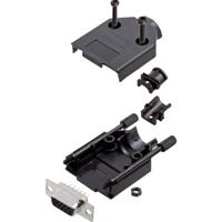 encitech DTPK-P-09-HDS15-K 6355-0053-11 D-sub female connectorset 180 ° Aantal polen: 15 Soldeerkelk 1 set(s)